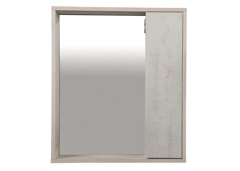 Зеркальный шкафчик Аквародос Шельф 85х75 см ДСП/МДФ нордленд АР000082697