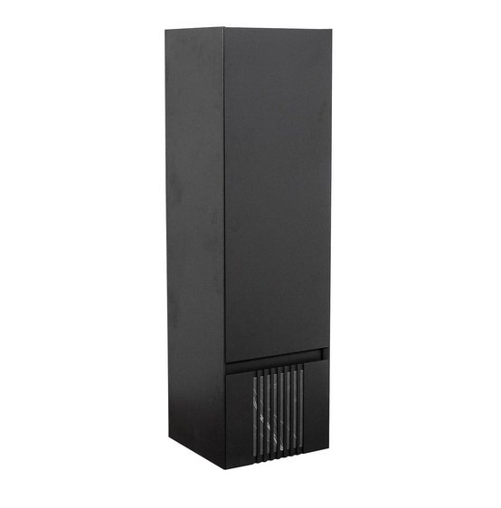 Пенал для ванної кімнати Аквародос Манхеттен підвісний 35х33,3х120 см МДФ антрацит матовий АР000091174