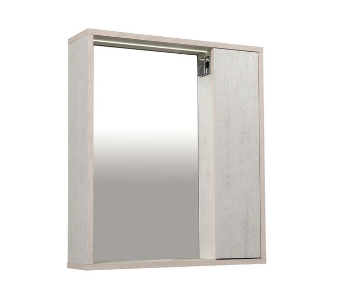 Зеркальный шкафчик Аквародос Шельф 65х75 см ДСП/МДФ нордленд АР000082695