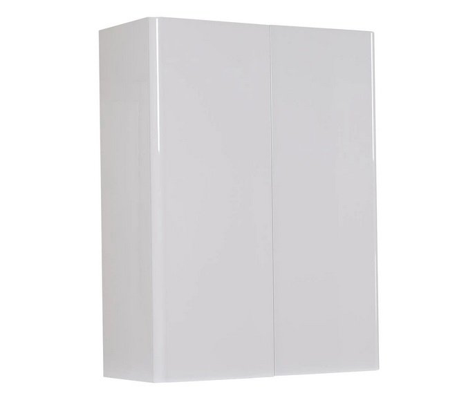 Шафка для ванної підвісної Аквародос Акцент 60х80 см ДСП/МДФ білий АР000000835