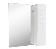 Дзеркальна шафка Аквародос Родорс 70х80 см ДСП/МДФ білий АР000001176