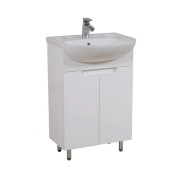 Тумба Аквародос Квадро 55 см із раковиною Нова ДСП/МДФ білий АР000040314