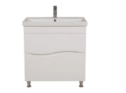 Тумба напольная Аквародос Альфа 100 см с раковиной Elite ДСП/МДФ белый АР000040166