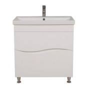 Тумба для підлоги Аквародос Альфа 80 см з раковиною Elite ДСП/МДФ білий АР000040169
