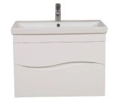 Тумба Аквародос Альфа 100 см с раковиной Elite ДСП/МДФ белый АР000040165