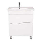 Тумба напольная Аквародос Альфа 70 см с раковиной Frame ДСП/МДФ белый АР000040173