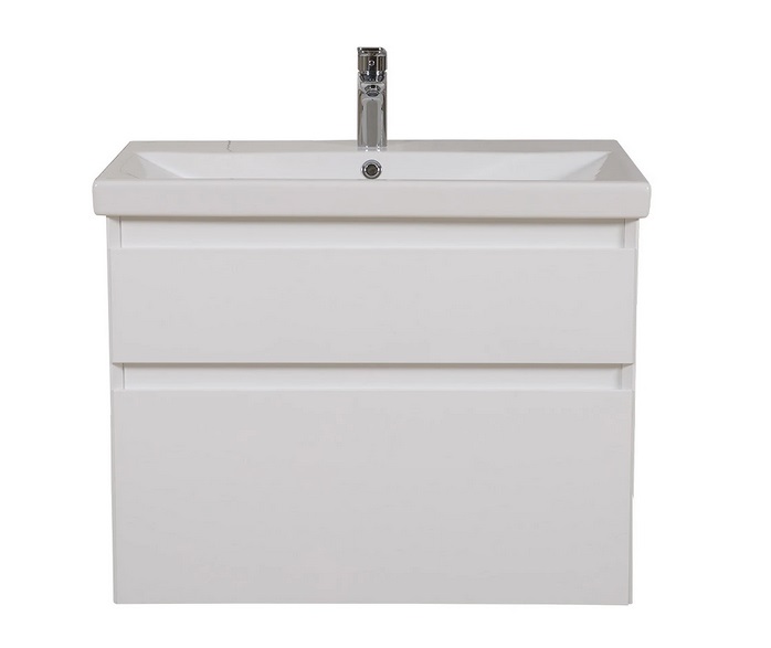 Тумба подвесная Аквародос Элит 100 см с раковиной Elite ДСП/МДФ белый мат АР000040368