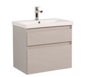 Тумба подвесная Аквародос Элит 70 см с раковиной Elite ДСП/МДФ мокко АР000049102