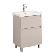 Тумба напольная Аквародос Элит 60 см с раковиной Elite ДСП/МДФ мокко АР000049101