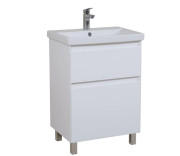 Тумба для підлоги Аквародос Еліт 60 см з раковиною Elite ДСП/МДФ білий мат АР000040371