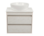 Тумба подвесная Аквародос Шельф 65 см со столешницей Loft-Iron и раковиной One ДСП нордленд АР000085178