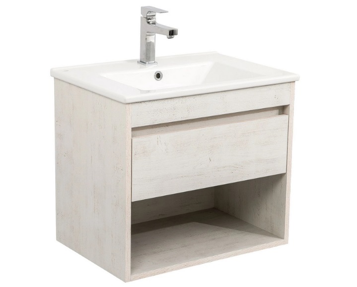 Тумба подвесная Аквародос Шельф 65 см с раковиной Arte ДСП нордленд АР000082699