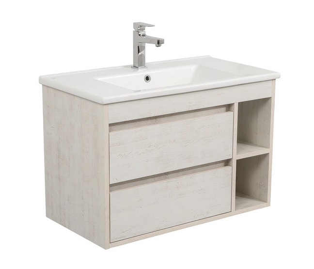 Тумба подвесная Аквародос Шельф 85 см с раковиной Arte ДСП нордленд АР000082702