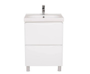 Тумба напольная Аквародос Венеция 60 см с раковиной City ДСП/МДФ белый АР000040218