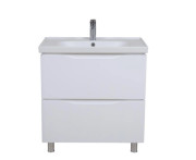 Тумба для підлоги Аквародос Венеція 80 см з раковиною Frame ДСП/МДФ білий АР000040217
