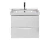 Тумба підвісна Аквародос Венеція 60 см із раковиною Arya ДСП/МДФ білий АР000045239