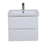 Тумба підвісна Аквародос Венеція 60 см із раковиною Elite ДСП/МДФ білий АР000040225