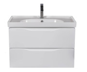 Тумба підвісна Аквародос Венеція 80 см із раковиною Arya ДСП/МДФ білий АР000045240