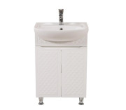 Тумба для підлоги Аквародос Родорс 55 см з раковиною Нова ДСП/МДФ білий АР000040360