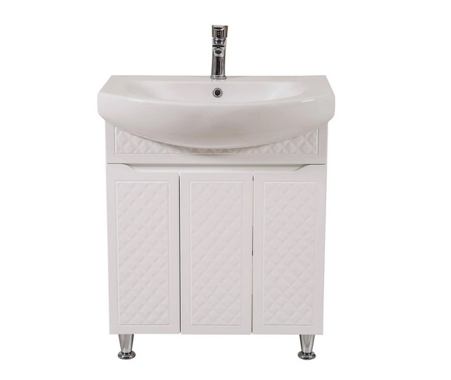 Тумба напольная Аквародос Родорс 70 см с раковиной Руна ДСП/МДФ белый АР000040362