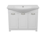 Тумба напольная Аквародос Классик 2019 100 см с раковиной Lila ДСП/МДФ белый АР000080962