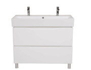 Тумба напольная Аквародос Венеция 100 см с раковиной Пинто ДСП/МДФ белый АР000040221