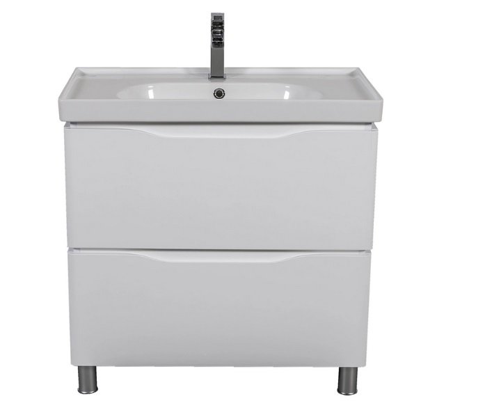 Тумба напольная Аквародос Венеция 80 см с раковиной Arya ДСП/МДФ белый АР000045238