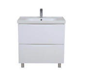 Тумба напольная Аквародос Венеция 80 см с раковиной Frame ДСП/МДФ белый АР000040217