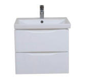 Тумба підвісна Аквародос Венеція 60 см із раковиною Elite ДСП/МДФ білий АР000040225