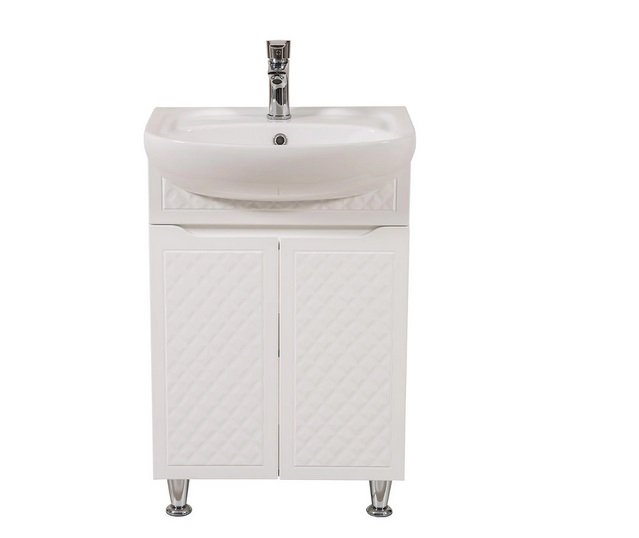 Тумба напольная Аквародос Родорс 50 см с раковиной Нова ДСП/МДФ белый АР000040359