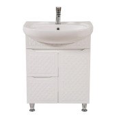 Тумба напольная Аквародос Родорс 65 см с раковиной Нова ДСП/МДФ белый АР000040361