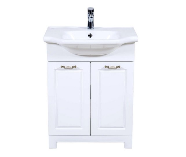 Тумба напольная Аквародос Классик 2019 65 см с раковиной New Klasik ДСП/МДФ белый АР000040322