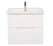 Тумба підвісна Аквародос Інфініті 70 см з раковиною Elite ДСП/МДФ білий АР000041824