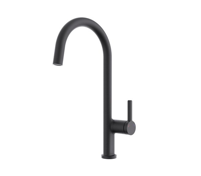 Смеситель для кухни Аквародос Bari однорычажный черный матовый АР000084810