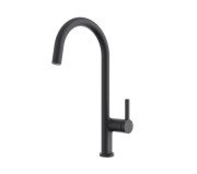 Смеситель для кухни Аквародос Bari однорычажный черный матовый АР000084810