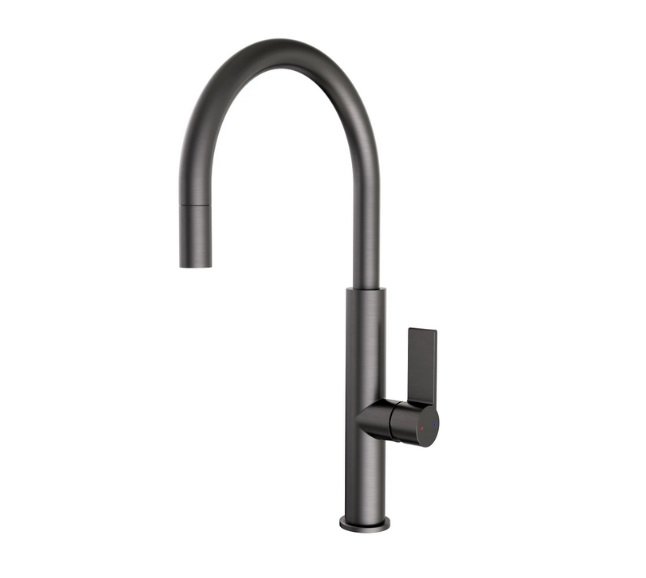 Змішувач для кухні Аквародос Luna одноважільний gun metal АР000083256