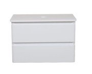 Тумба под раковину Аквародос Акцент 100 см со столешницей ДСП/МДФ белый АР000040133