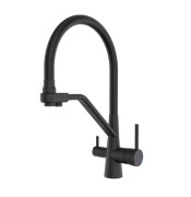 Смеситель для кухни Аквародос Bolonia с подключением к фильтру черный матовый АР000084838