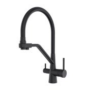 Смеситель для кухни Аквародос Bolonia с подключением к фильтру черный матовый АР000084838