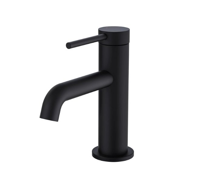 Смеситель для раковины Аквародос Madrid однорычажный черный матовый АР000110509