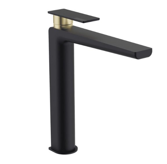 Смеситель для раковины Аквародос Cuba однорычажный черный матовый АР000110463