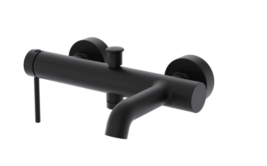 Смеситель для ванной Аквародос Madrid однорычажный черный матовый АР000110518