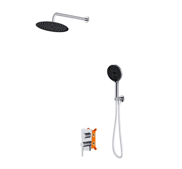 Душевая система скрытого монтажа Аквародос Malaga 01 с верхним душем хром АР000110440