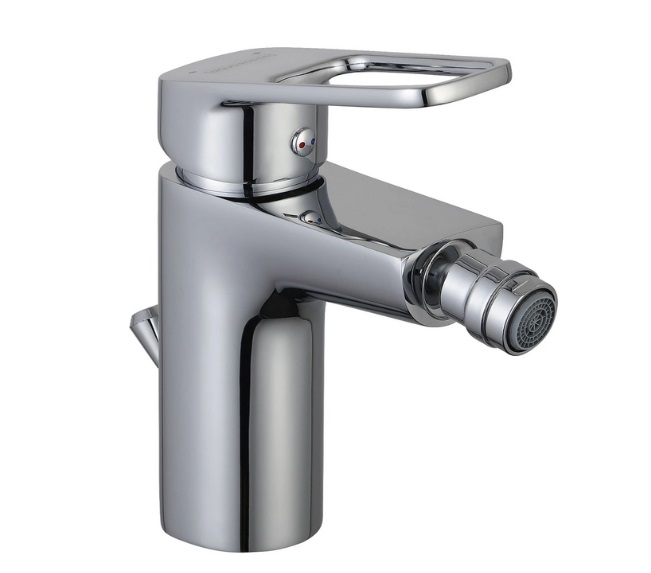 Смеситель для биде Аквародос Boston 91364 однорычажный с донным клапаном хром АР000040404