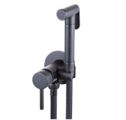 Гігієнічний душ із змішувачем прихованого монтажу Аквародос Verona чорний матовий АР000040457