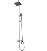 Душевая система Аквародос Leonardo со смесителем gun metal АР000084963