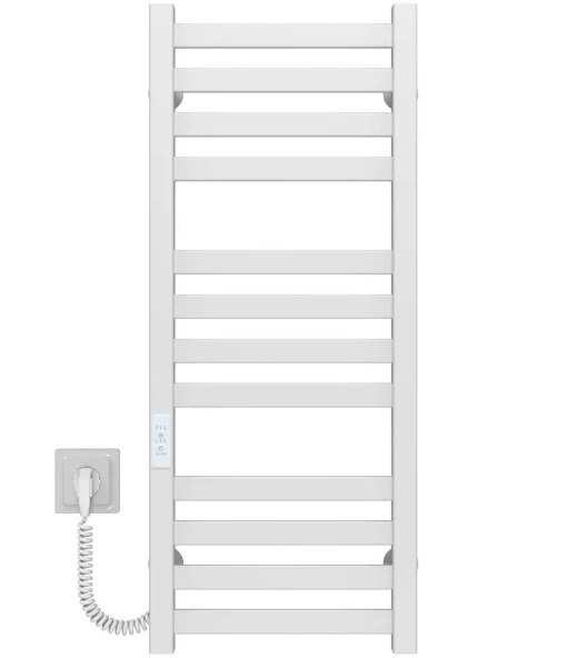 Электрический полотенцесушитель Deffi Magnus П12 200х800 левое подключение WD04 белый A.MA.80.20.12.E.W.L.4
