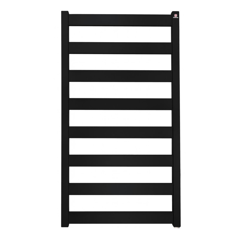 Электрический полотенцесушитель Terma Vivo One 500х910 левое подключение чёрный матовый WWVON091050K9M5E1P