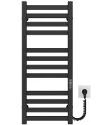 Электрический полотенцесушитель Deffi Magnus П12 200х800 правое подключение JD04 черный A.MA.80.20.12.E.B.R.2