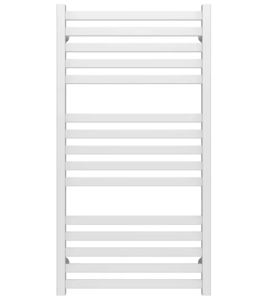 Полотенцесушитель водяной Deffi Magnus П15 500х1000 боковое правое подключение белый A.MA.100.50.15.W.C